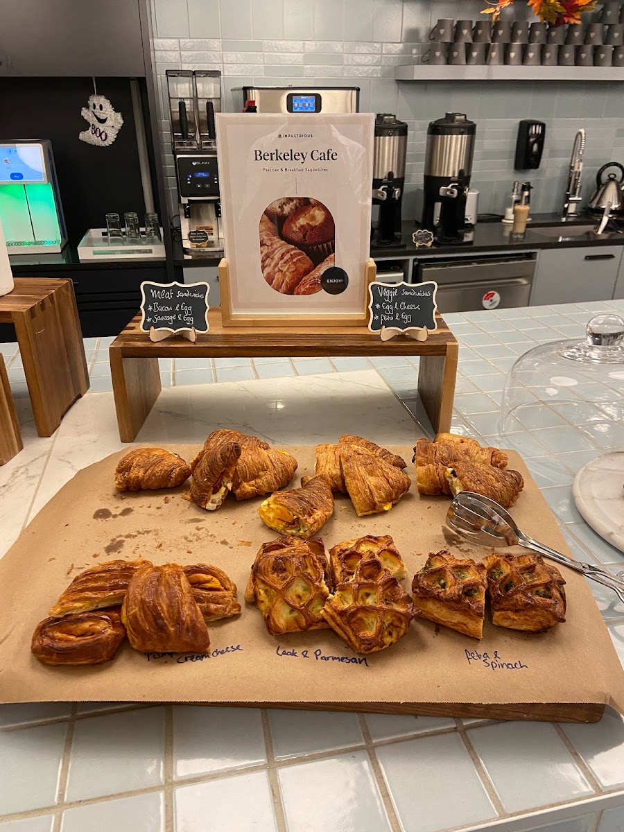 Fresh pastries at Berkeley Cafe